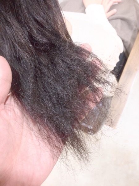 パーマの失敗 チリチリになった髪の改善 原宿 表参道 1000人をツヤ髪にヘアケア美容師の挑戦
