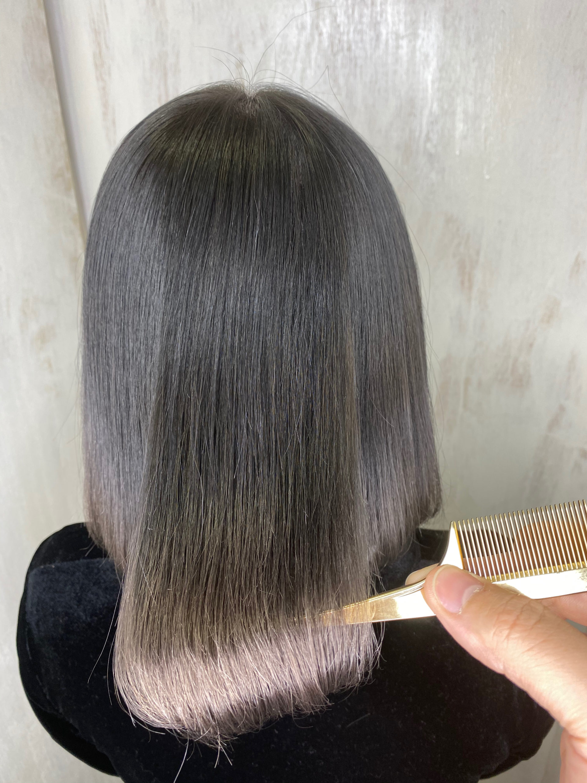 ジュエリーシステム×オレオルカラーでつるんとした艶髪カラー。原宿・表参道『髪のお悩みを解決するヘアケア美容師の挑戦』