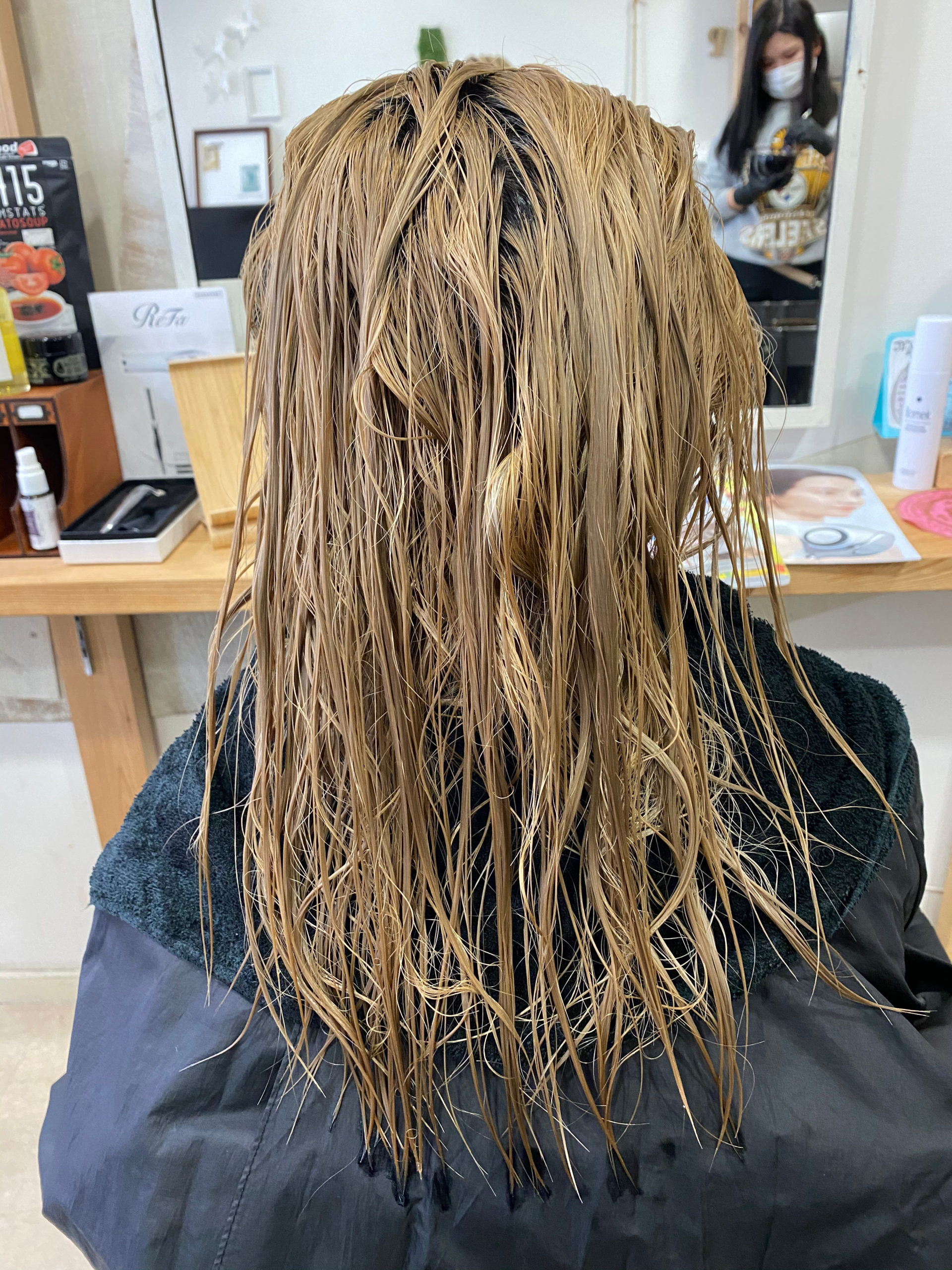 ブリーチ毛の縮毛矯正をジュエリーシステムシリーズで艶髪。原宿・表参道『髪のお悩みを解決するヘアケア美容師の挑戦』