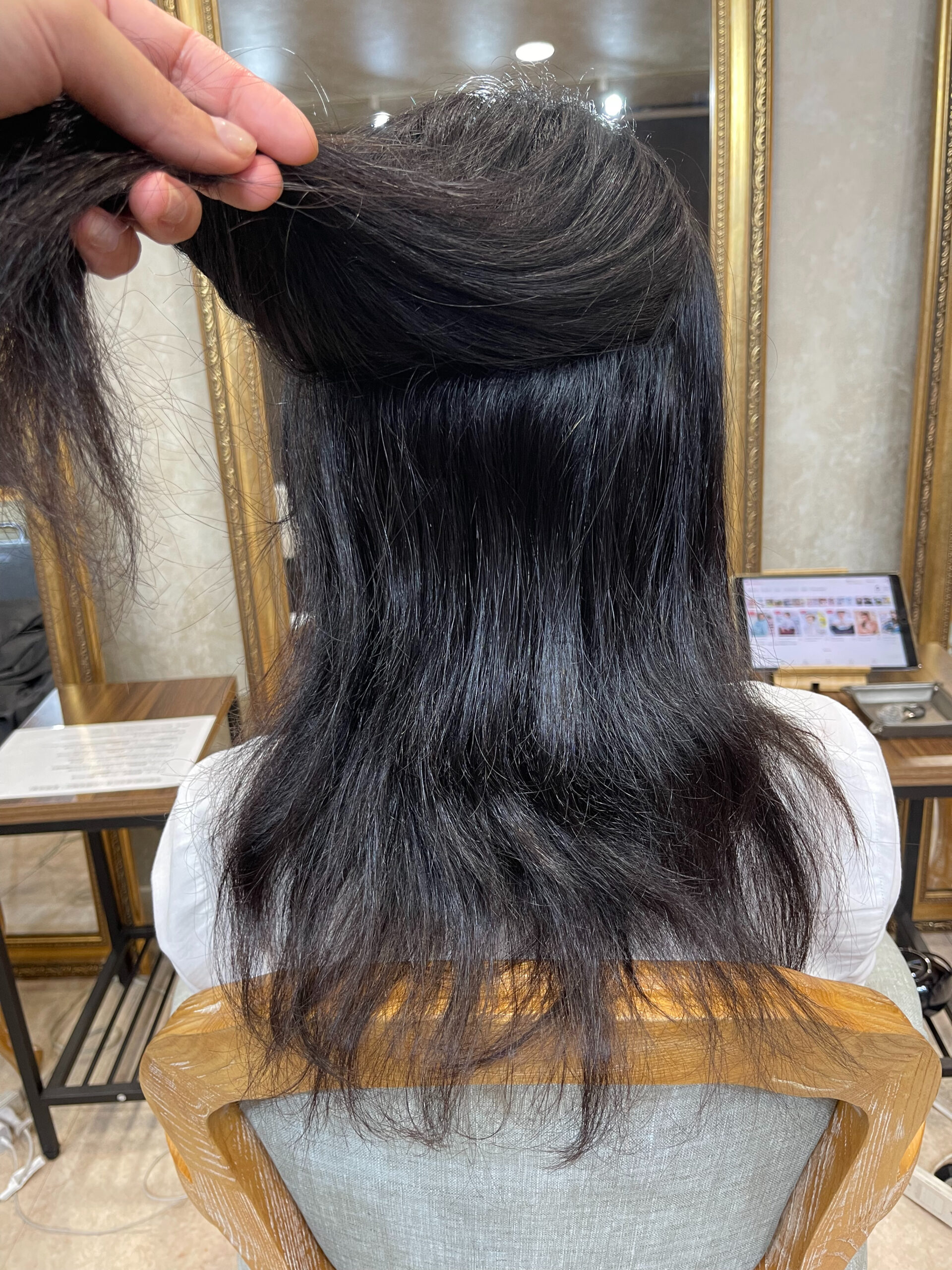 高難易度ジュエリーシステム縮毛矯正×LULUトリートメントで切れ毛が気になる方を艶髪ストレートヘア変身
