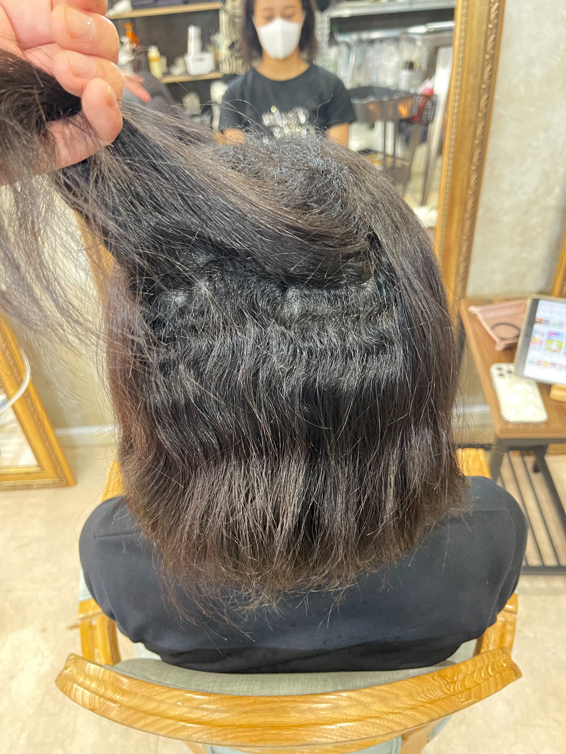 高難易度ジュエリーシステム縮毛矯正×LULUトリートメントでくせ毛が強い方を艶髪ストレートヘア変身